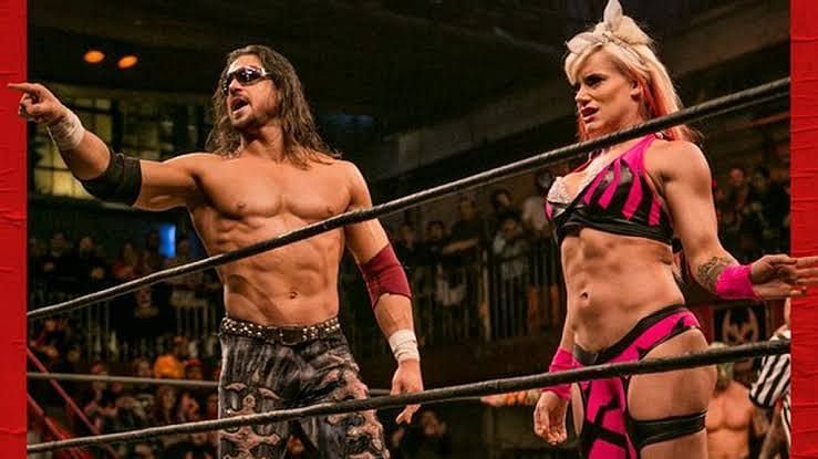 <a href='https://www.sportskeeda.com/player/john-morrison' target='_blank' rel='noopener noreferrer'>John Morrison</a> tied the knot with Taya Valkyrie on 1 June 2018
